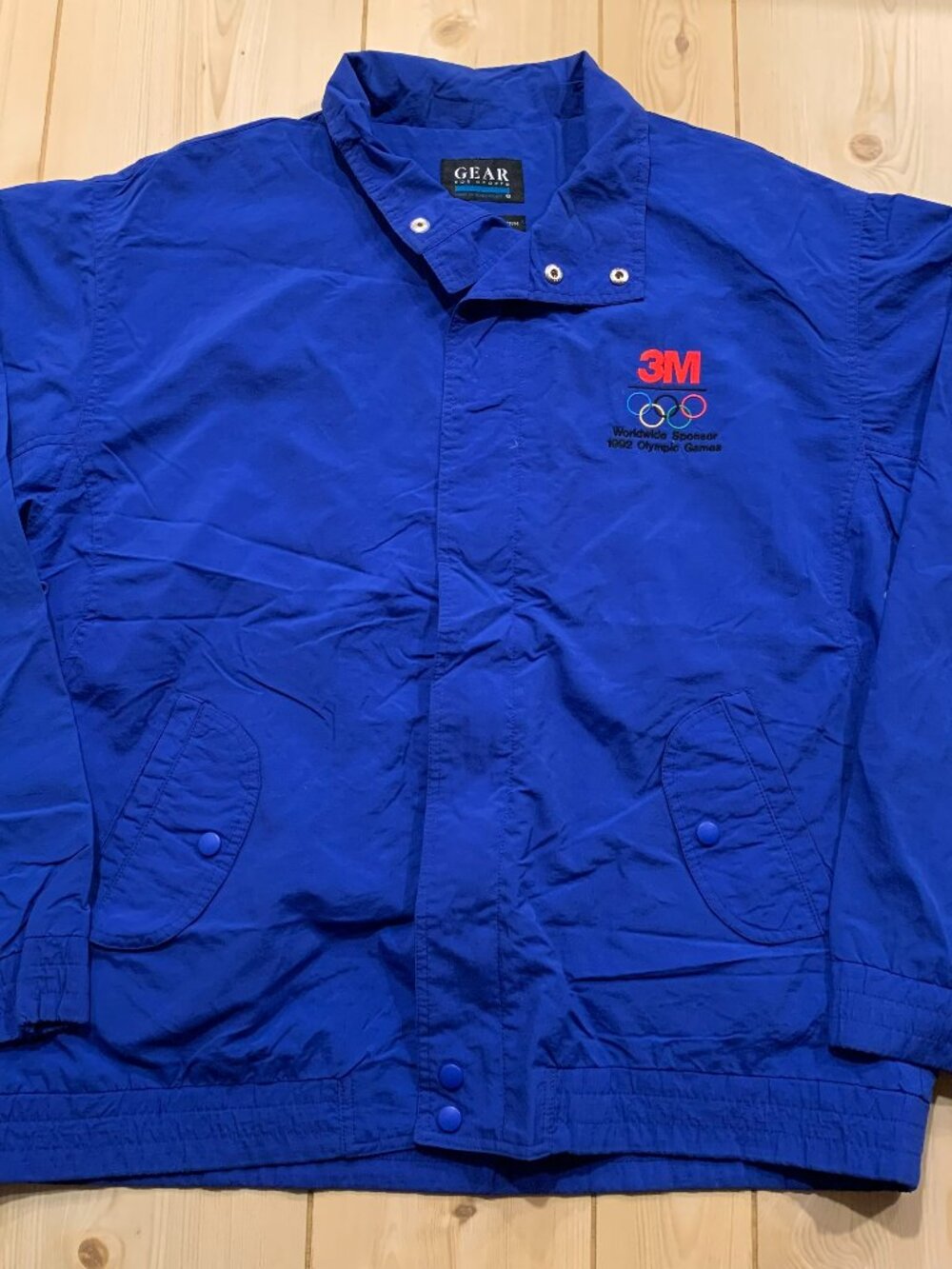 Vintage 90s 3M Olympic Games Worldwide Sponsor 1992 Gear For Sports Jacket L